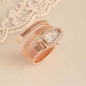 Serpenti Elegant Rose Gold Wrap Women's Watch
